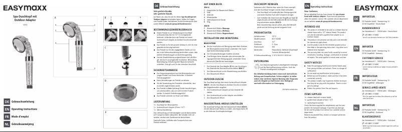 Image de la première page du manuel de l'appareil 12112