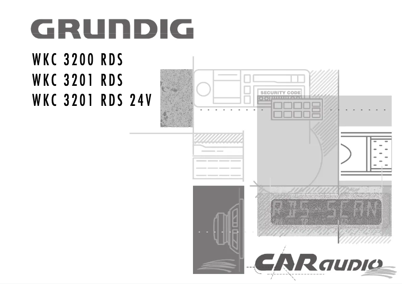 Page 1 de la notice Manuel utilisateur Grundig WKC 3201 RDS