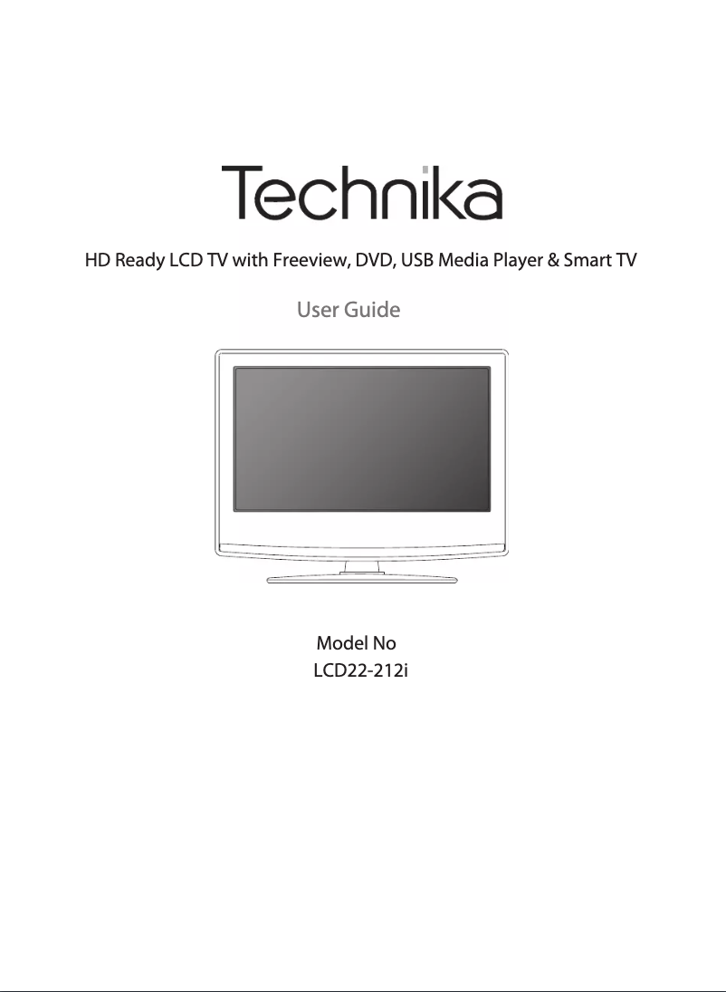 Page n°1 - Manuel utilisateur Technika LCD22-212I