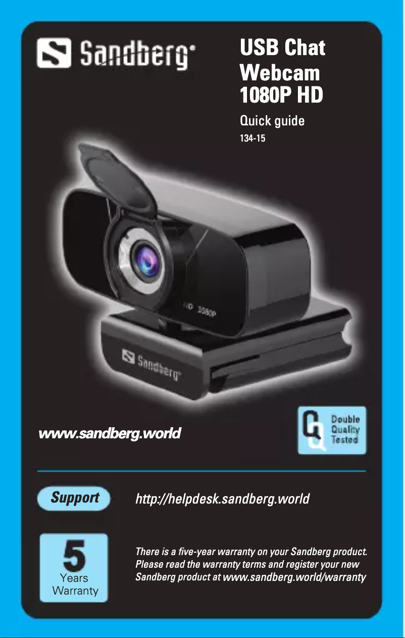Page 1 de la notice Manuel utilisateur Sandberg 134-15