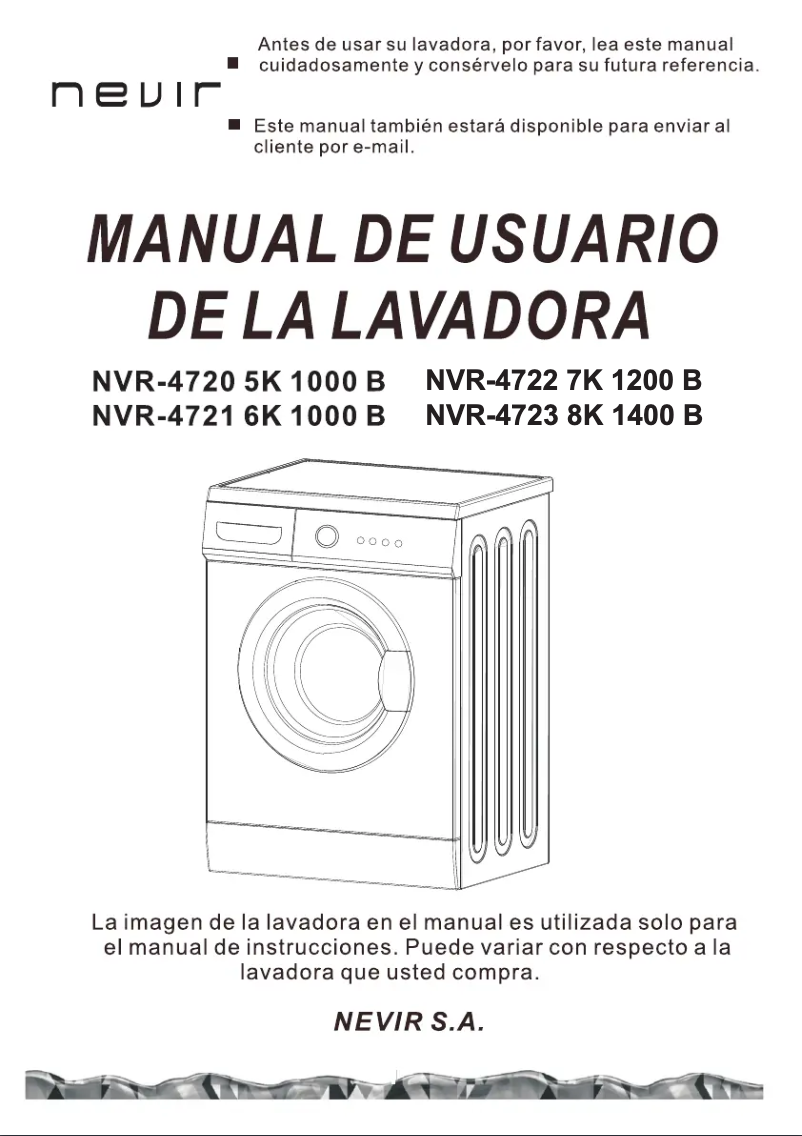 Page n°1 - Manuel utilisateur Nevir NVR-4722-7K 1200B