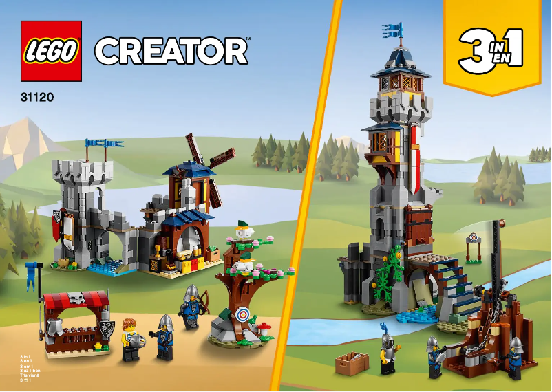 Page 1 de la notice Manuel utilisateur Lego Creator 31120