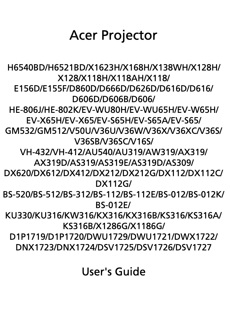 Página 1 del manual Manual de usuario Acer Essential X168H