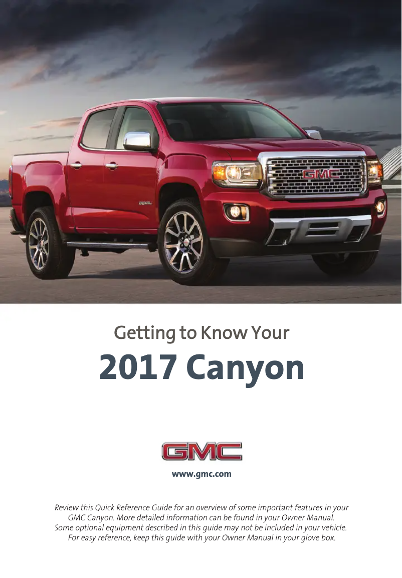 Page 1 de la notice Guide de démarrage rapide GMC Yukon XL (2017)