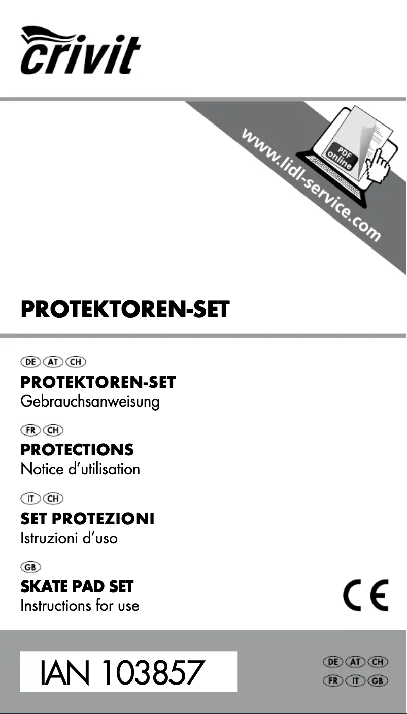 Página 1 del manual Manual de usuario Crivit IAN 103857