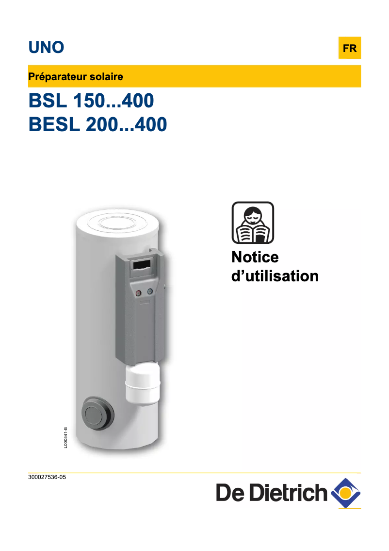 Image de la première page du manuel de l'appareil BSL 150