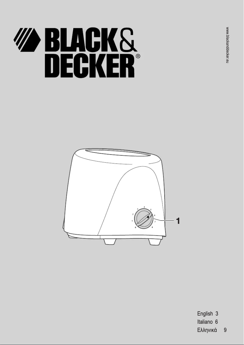 Page 1 de la notice Manuel utilisateur Black & Decker T450
