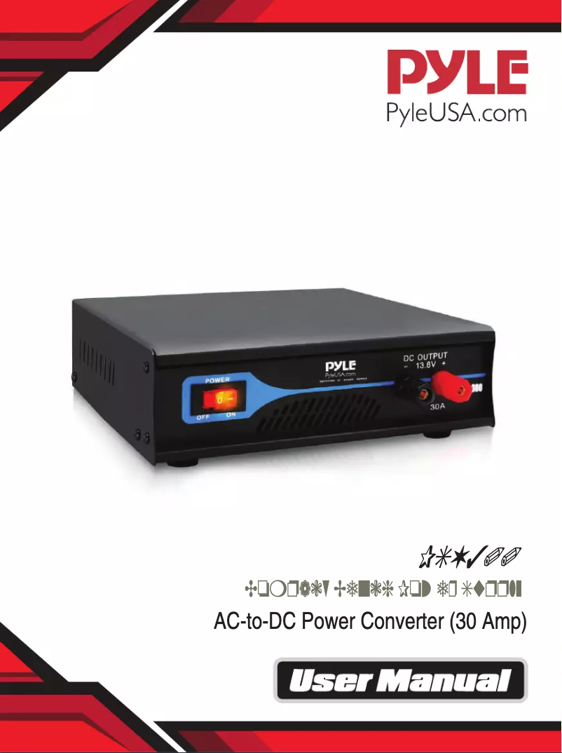 Page 1 de la notice Manuel utilisateur Pyle PSV300