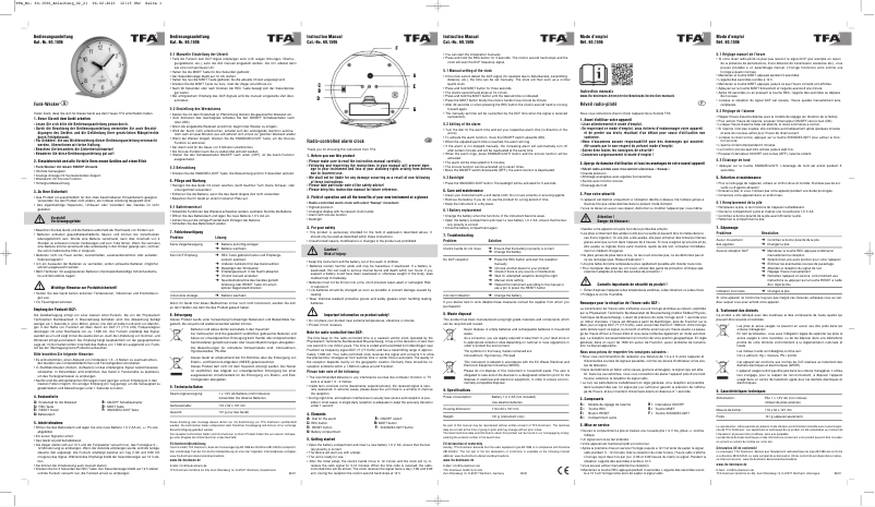 Page 1 de la notice Manuel utilisateur TFA 60.1506