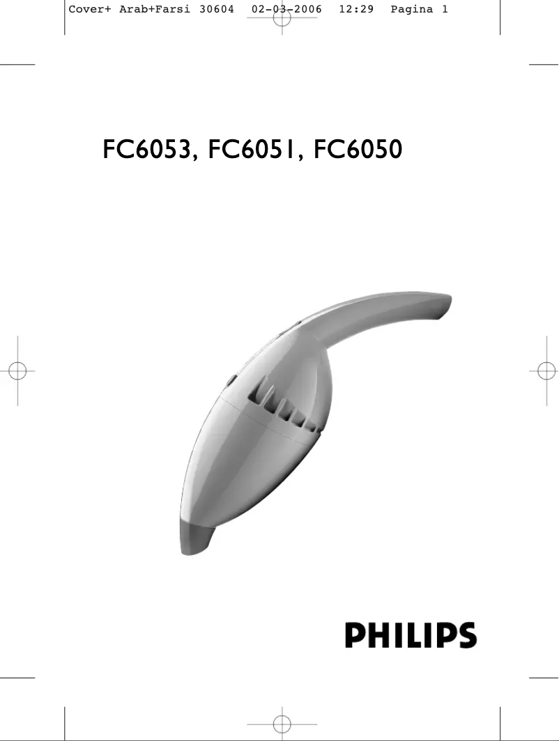 Image de la première page du manuel de l'appareil MiniVac FC6053