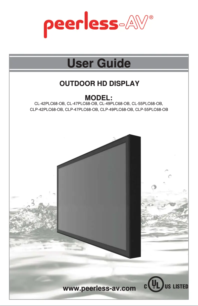 Image de la première page du manuel de l'appareil Xtreme CL-55PLC68-OB