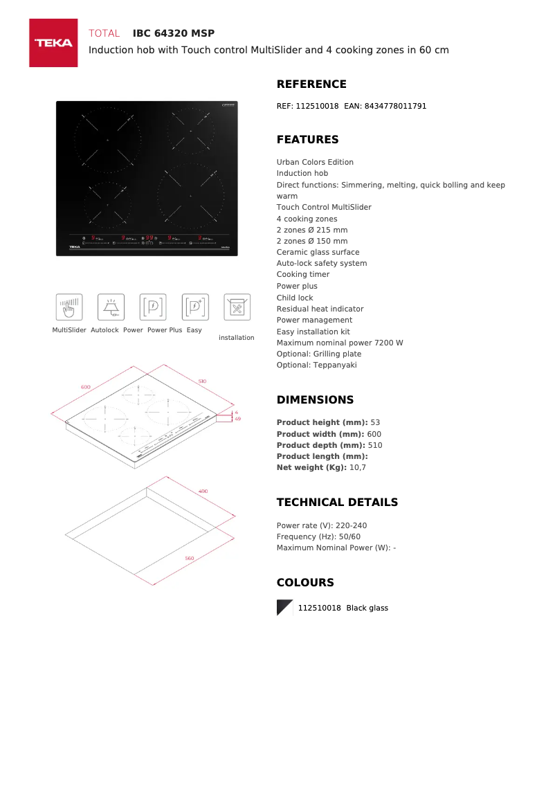 Image de la première page du manuel de l'appareil IBC 64320 MSP