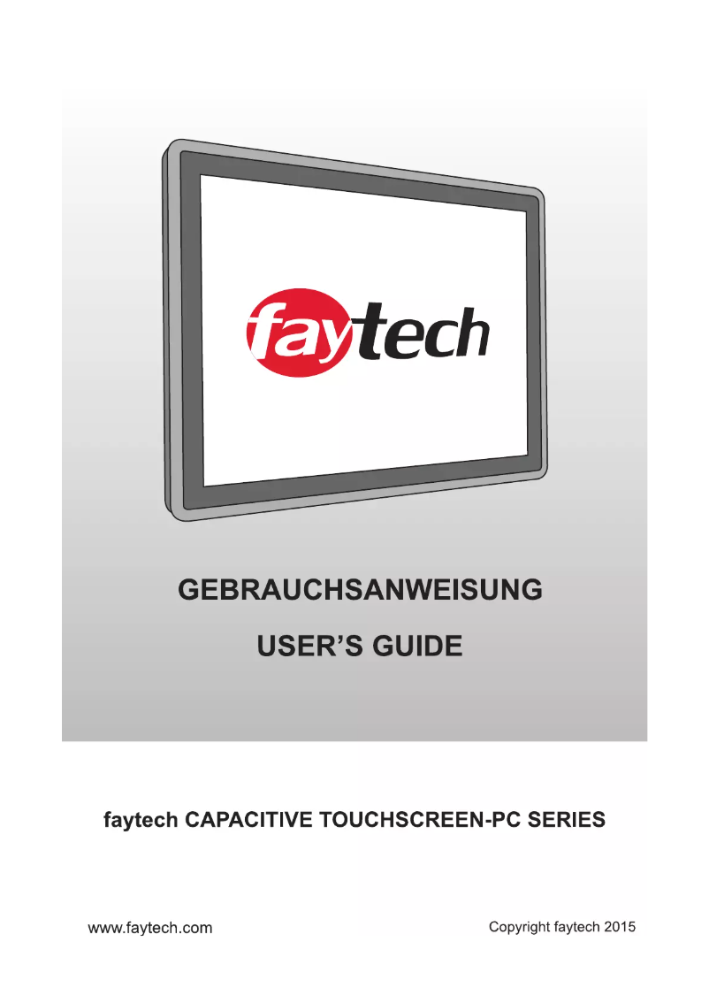 Page n°1 - Manuel utilisateur Faytech FT10WJ1900W4G64GCAP