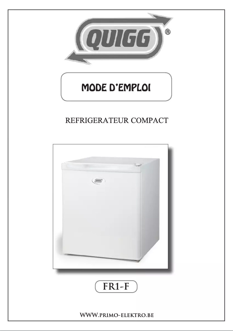 Imagen de la primera página del manual del dispositivo FR1