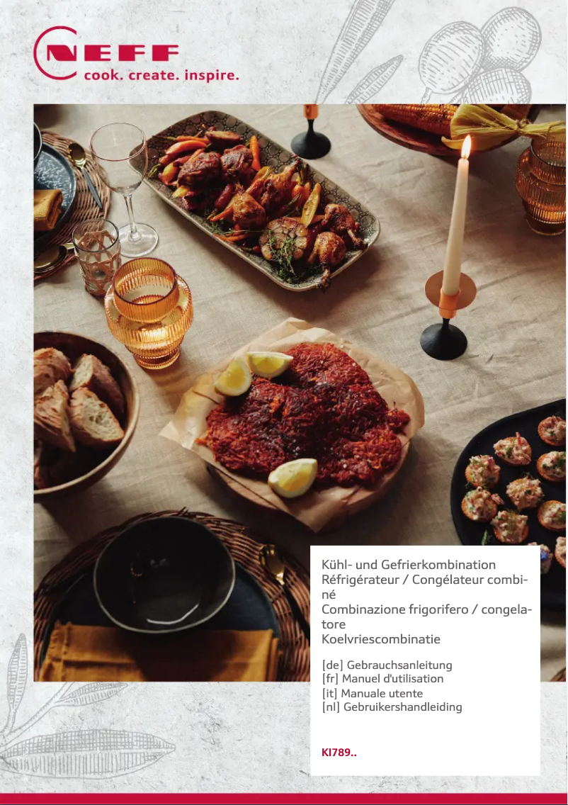 Image de la première page du manuel de l'appareil KI7961SE0