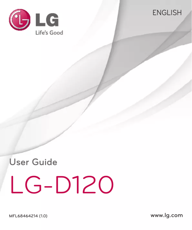 Page n°1 - Manuel utilisateur LG D120