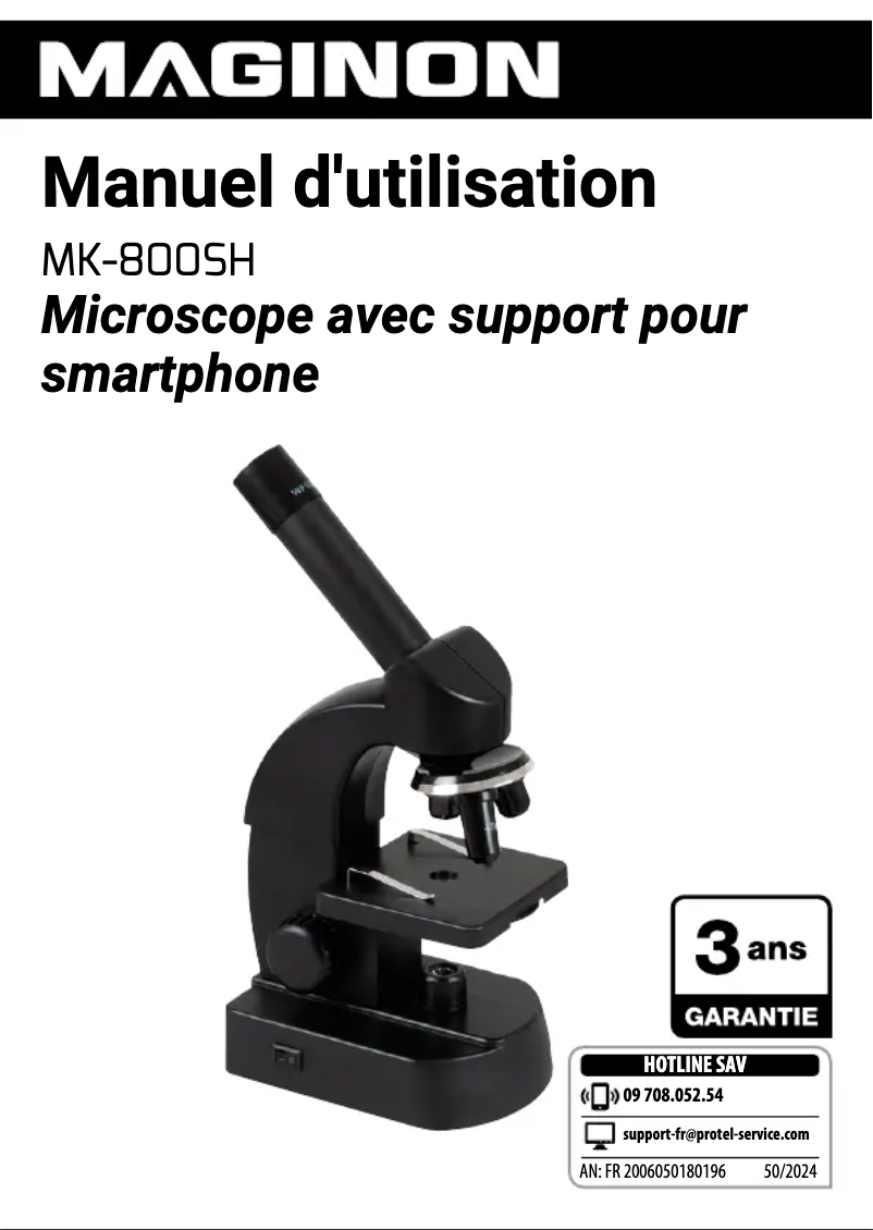 Page n°1 - Manuel utilisateur Maginon MK-800SH