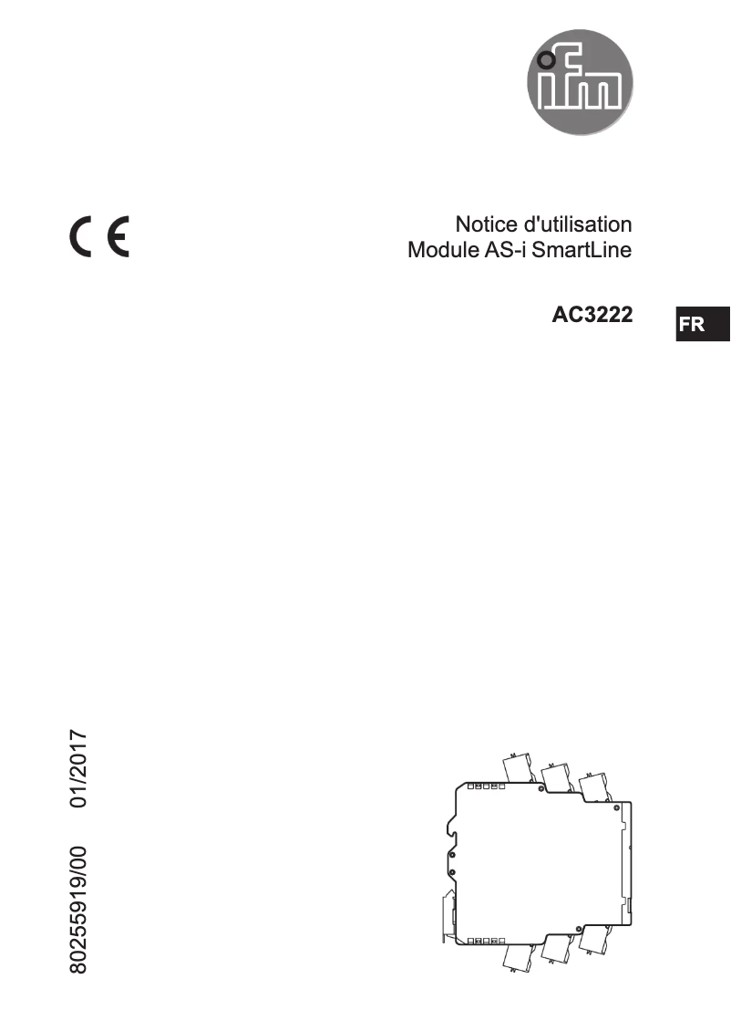 Page n°1 - Manuel utilisateur IFM AC3222