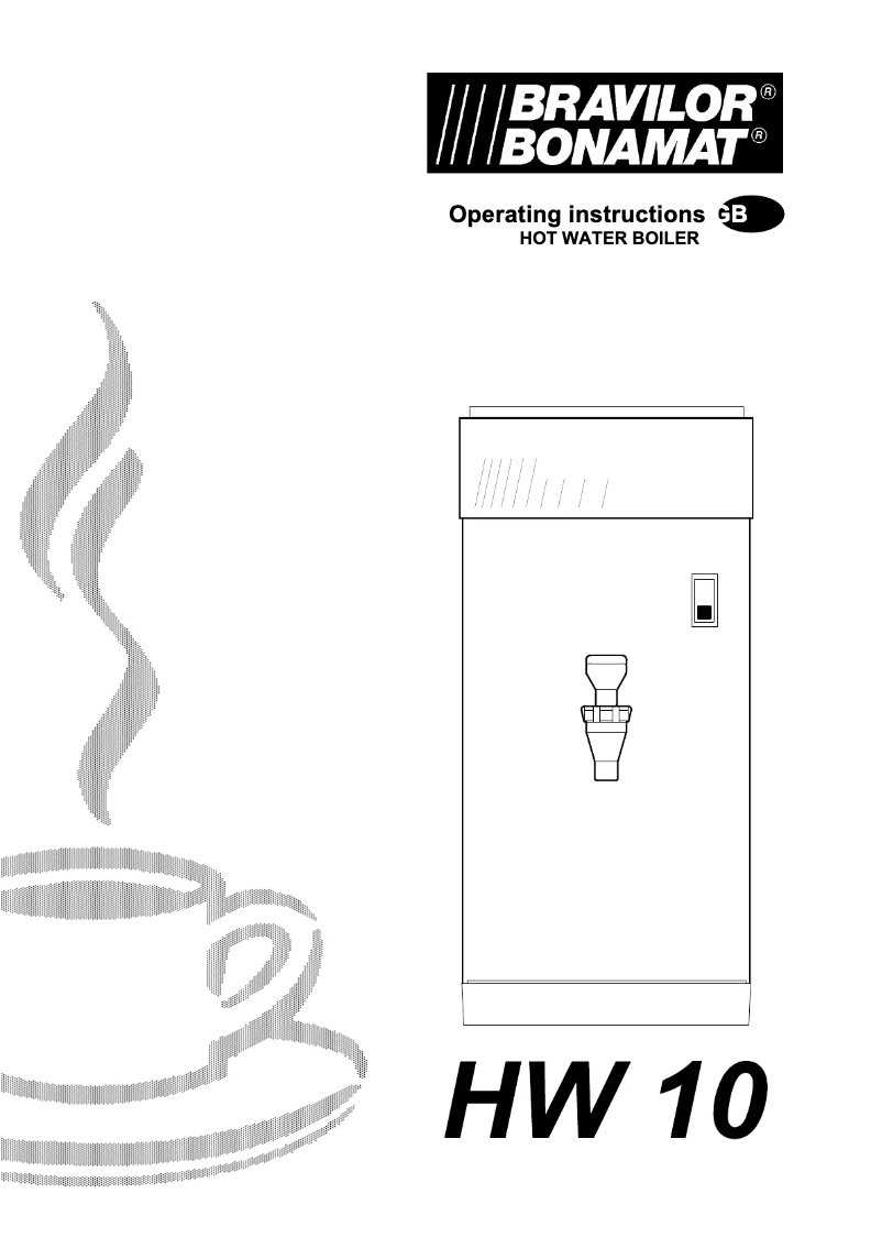 Page n°1 - Manuel utilisateur Bravilor Bonamat HW10