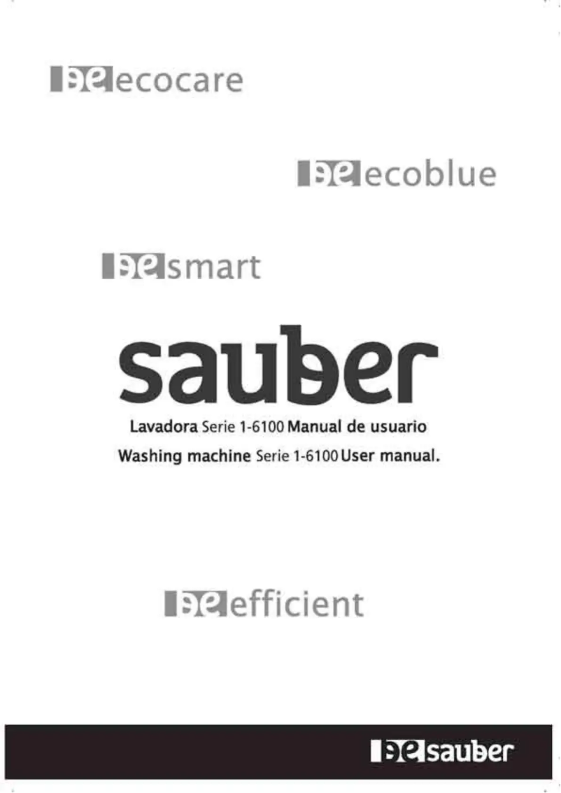 Page 1 de la notice Manuel utilisateur Sauber SERIE 1-6100
