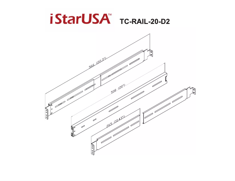 Page n°1 - Manuel utilisateur iStarUSA TC-RAIL-20-D2