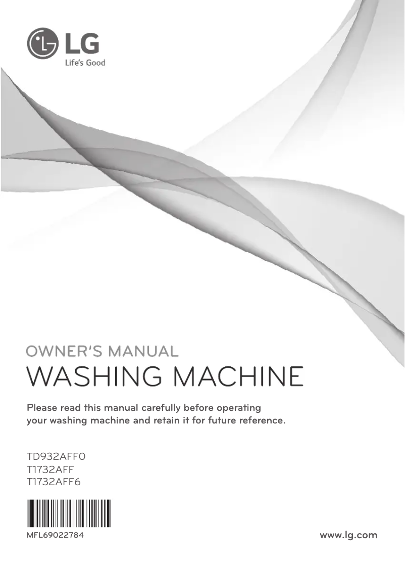 Página 1 del manual Manual de usuario LG T1732AFF