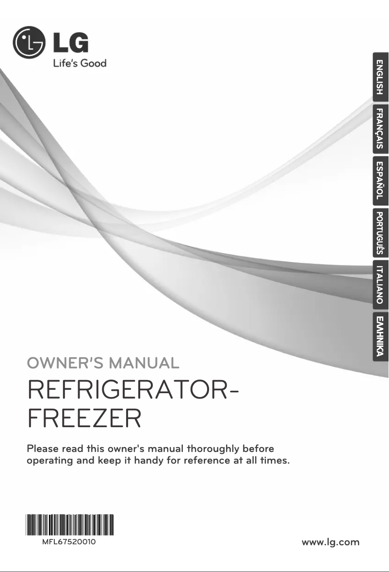 Page 1 de la notice Manuel utilisateur LG GT7050PVHW