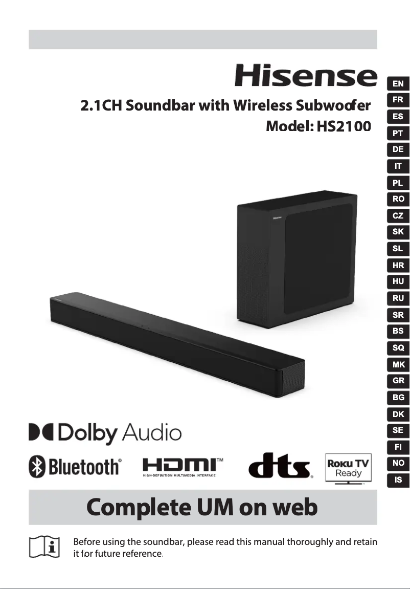 Image de la première page du manuel de l'appareil MH6TL4TB