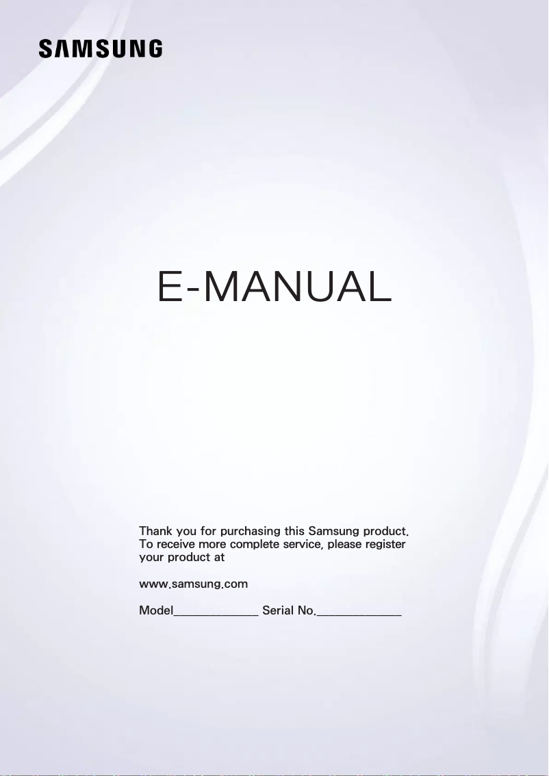 Page 1 de la notice Manuel utilisateur Samsung UE88JS9505QXXE
