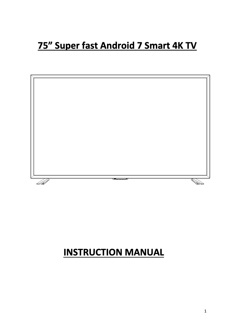 Page n°1 - Manuel utilisateur Cello C75SFS4K
