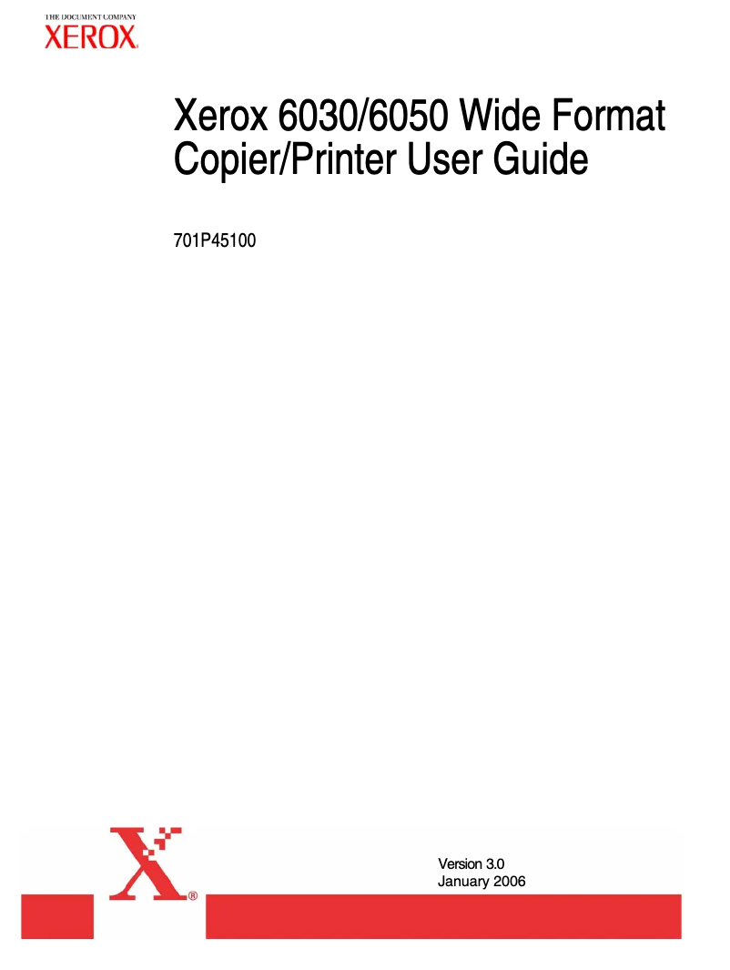 Image de la première page du manuel de l'appareil 6050