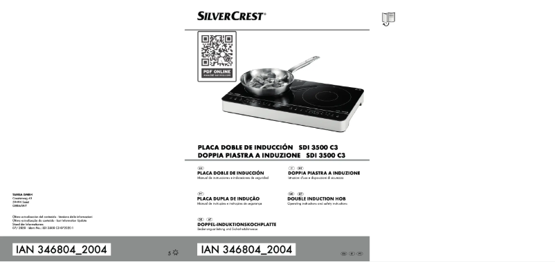 Page n°1 - Manuel utilisateur SilverCrest SDI 3500 C3