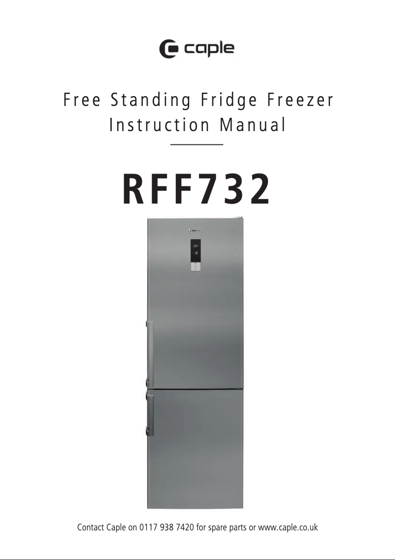 Image de la première page du manuel de l'appareil RFF732