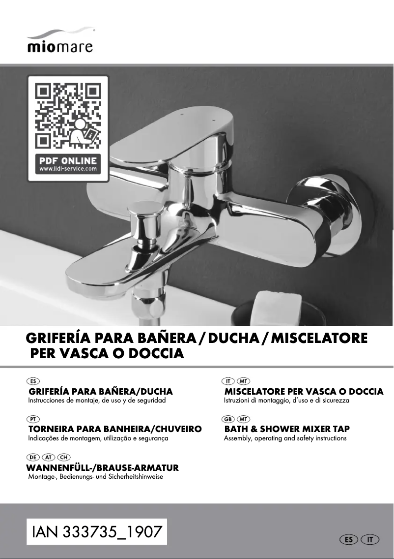 Page 1 de la notice Manuel utilisateur Miomare HG05765