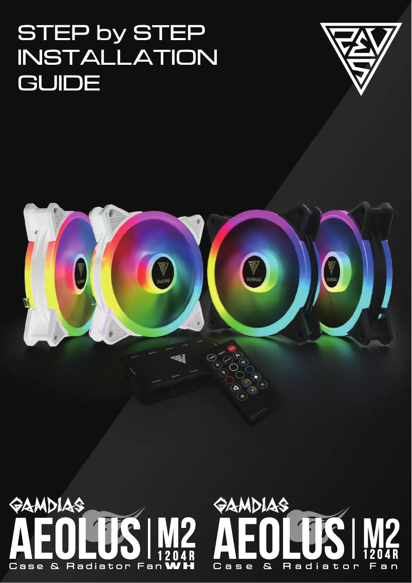 Page 1 de la notice Manuel utilisateur Gamdias Aeolus M2-1204R