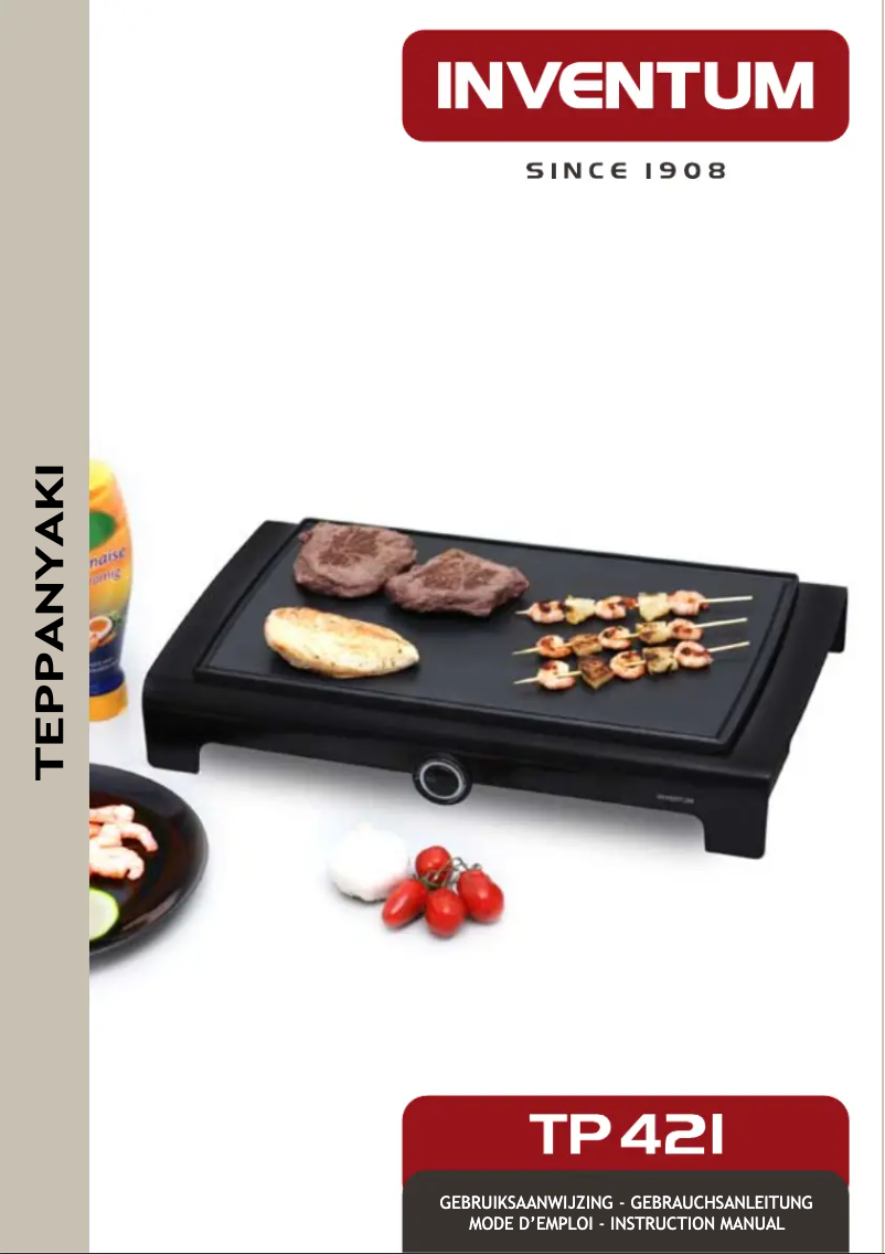 Page 1 de la notice Manuel utilisateur Inventum TP421
