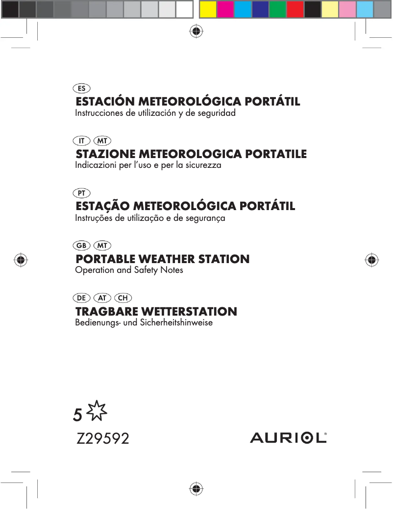 Página 1 del manual Manual de usuario Auriol IAN 71010