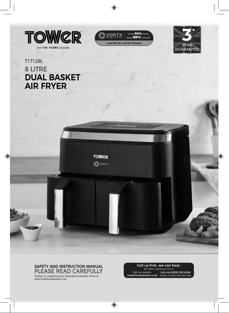Page n°1 - Manuel utilisateur Tower Vortx T17129