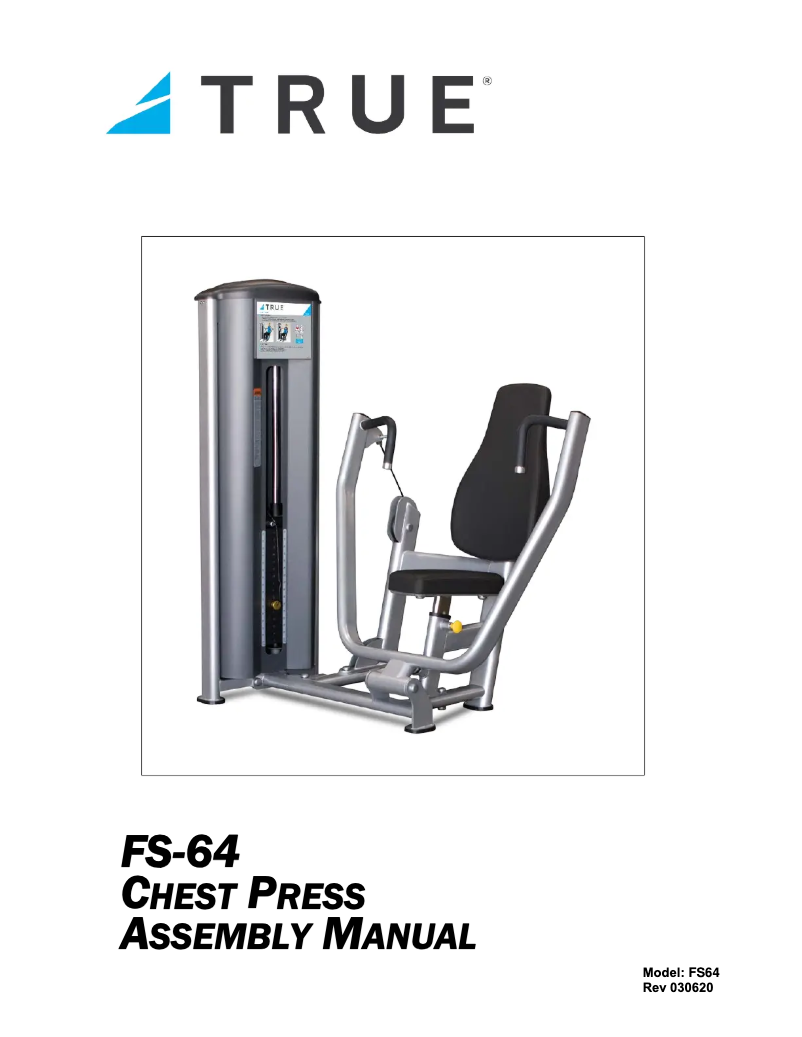 Page n°1 - Manuel utilisateur True FS64
