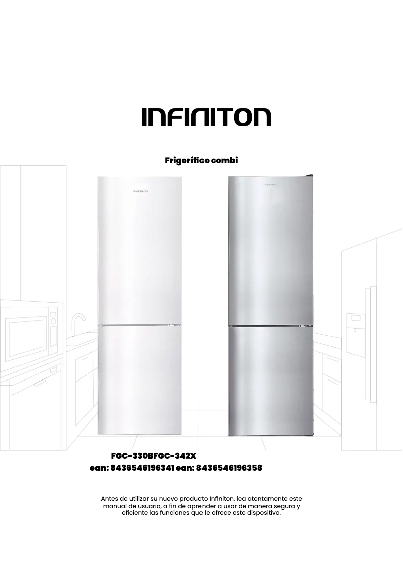 Page 1 de la notice Manuel utilisateur Infiniton FGC-340B