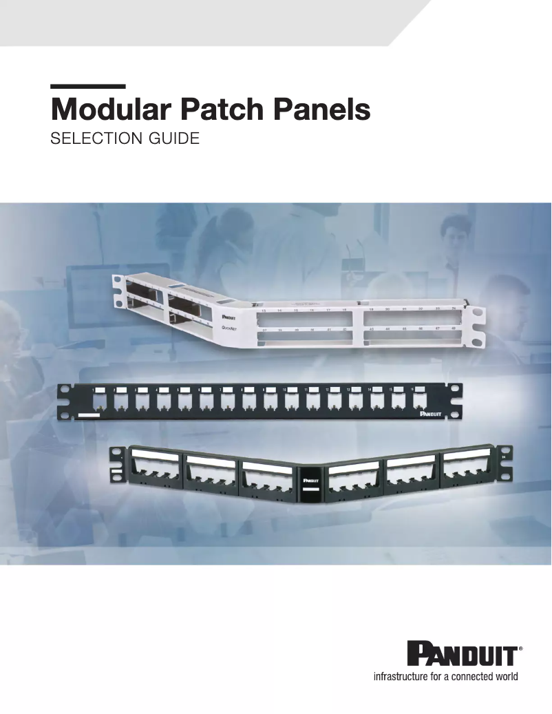 Page 1 of the manual User Manual Panduit DPFP2WH