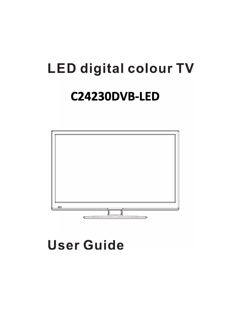Image de la première page du manuel de l'appareil C24230DVB