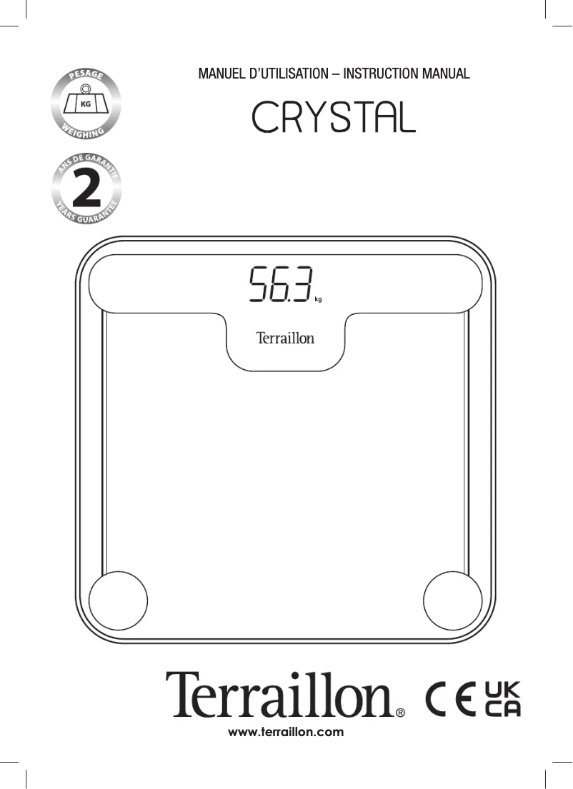 Page 1 de la notice Manuel utilisateur Terraillon Nautic