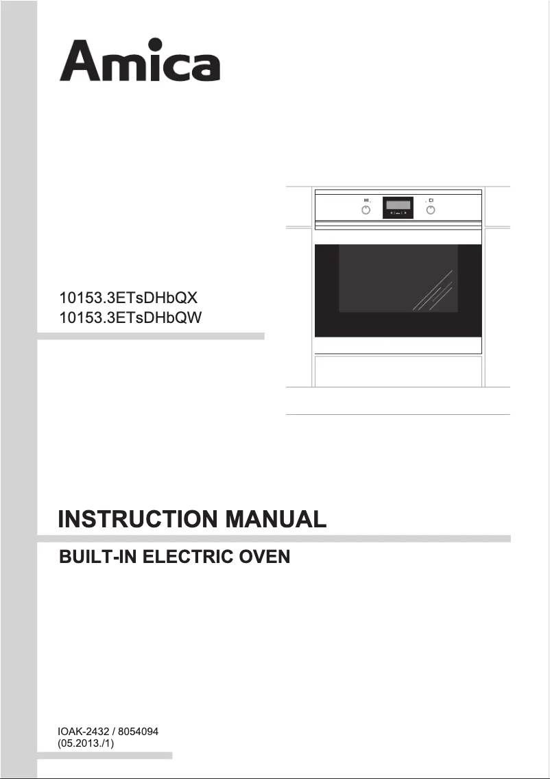 Page n°1 - Manuel utilisateur Amica 1053.3TsW