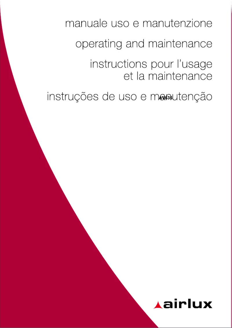 Image de la première page du manuel de l'appareil AV635HBK