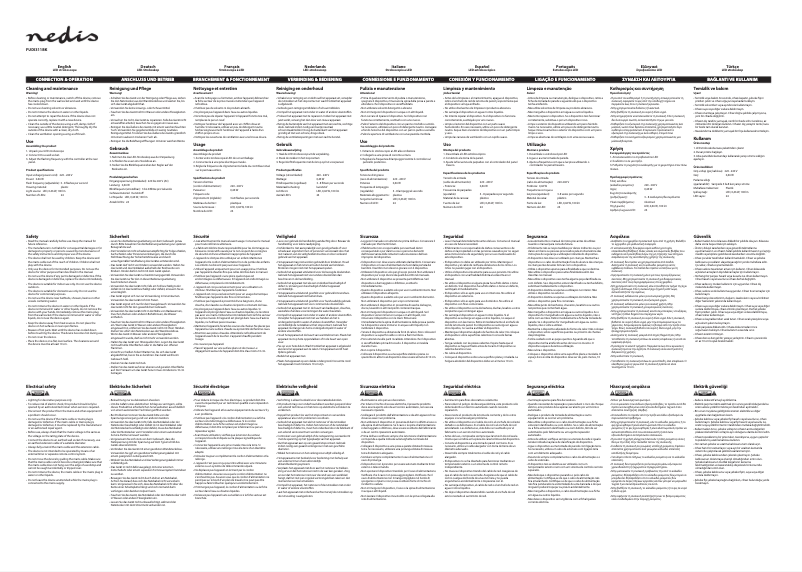 Image de la première page du manuel de l'appareil FUDI311BK
