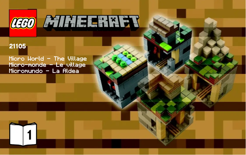 Page n°1 - Manuel utilisateur Lego Minecraft 21105