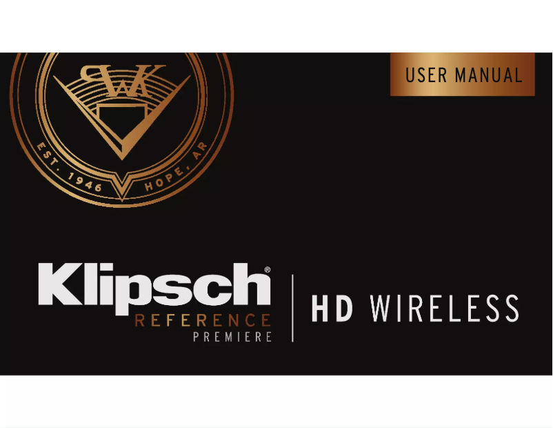 Página 1 del manual Manual de usuario Klipsch RP-HUB1