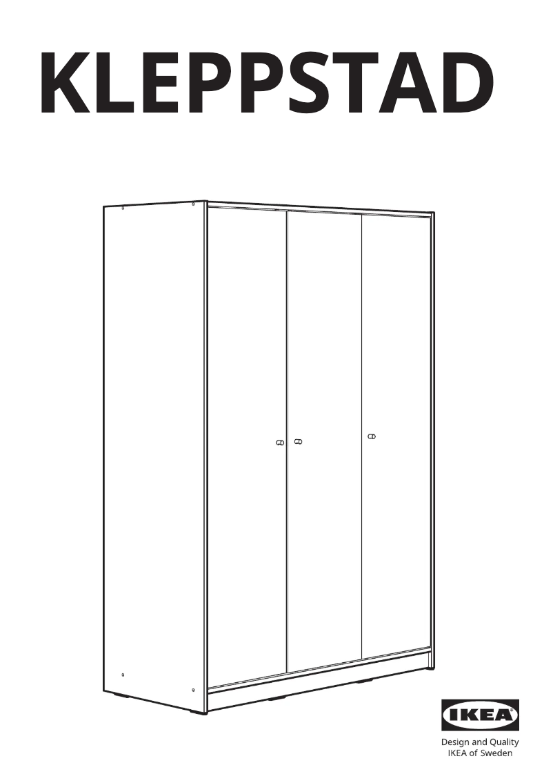 Imagen de la primera página del manual del dispositivo KLEPPSTAD 204.417.57