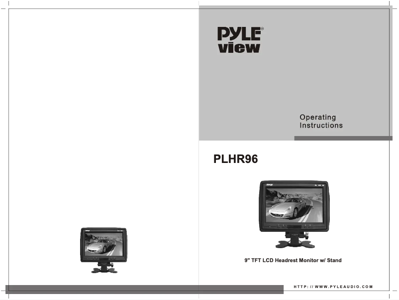 Page n°1 - Manuel utilisateur Pyle PLHR96